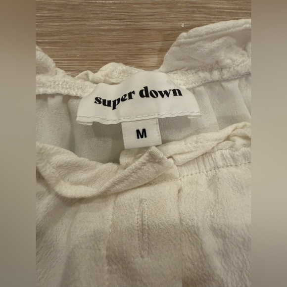 Superdown Ruffle Neck Off the Shoulder Blouse - Picture 2 of 5